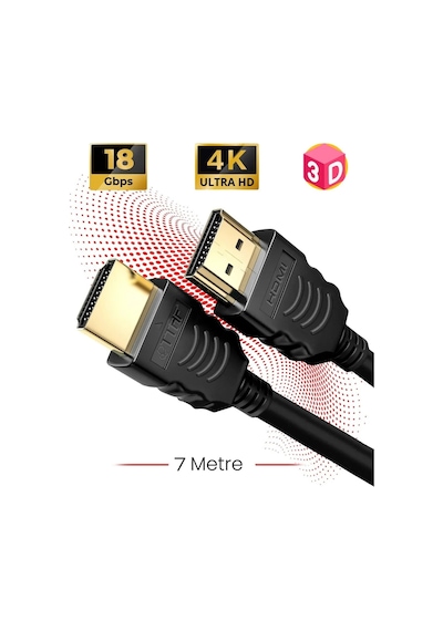 Ttaf Hdmi 2.0 4k Ultra Hd 60 Hz Ses Ve Görüntü Aktarım Kablosu 7 Metre