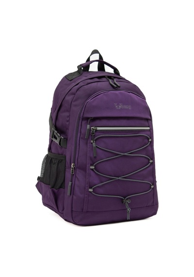 Kaff Young 51537 Purple Mor Unisex Çok Cepli Suya Dayanıklı Sırt Çantası