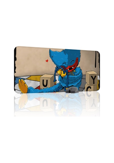 Poppy Playtime Kaymaz Dikişli Kauçuk Oyuncu Mousepad V4 - 90x40 Xxl Gaming Mouse Pad Fare Altlığı
