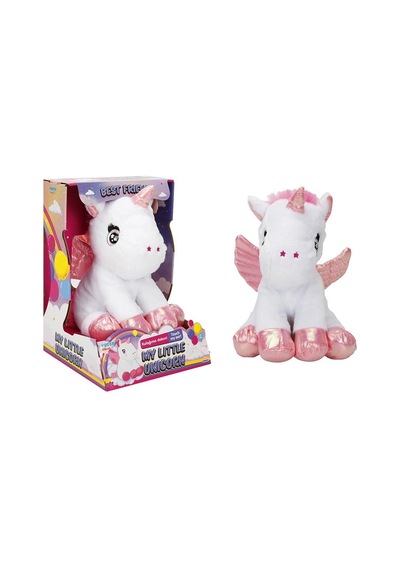 Mey İthalat Peluş Unıcorn Işıklı Beyaz