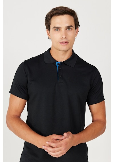 All Terrain Gear Regular Fit Normal Kesim Polo Yaka Siyah Tişört W231707001 Siyah