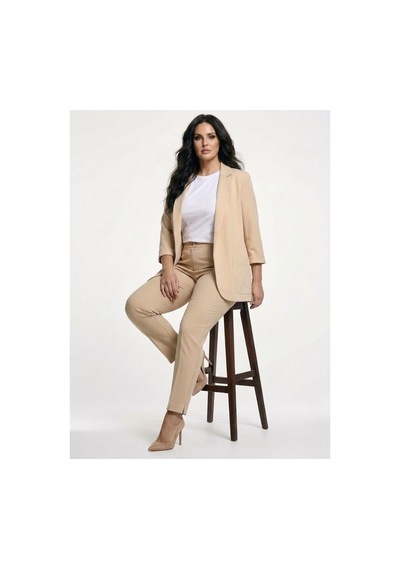 Hanezza Yeni Sarap Rengi Kadın Blazer Ceket Büyük Beden Takım Elbise Uyumlu Krem V1 - 5553107 Krem V1 Hanezza Yeni Sarap Rengi Kadın Blazer Ceket Büyük Beden Takım Elbise Uyumlu Krem V1 - 5553107 Krem V1