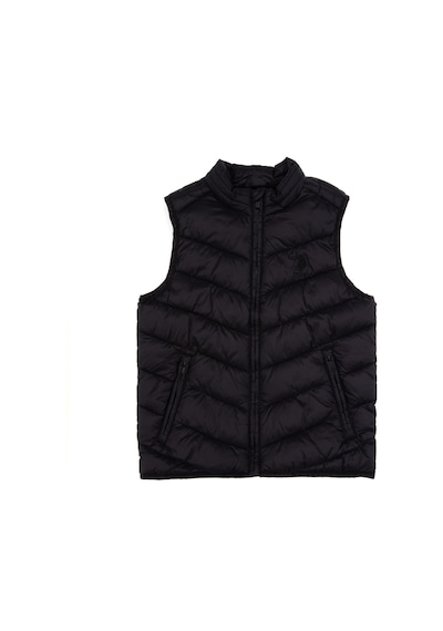 U.s. Polo Assn. Erkek Çocuk Siyah Yelek Dokuma 50310530-vr046 Siyah