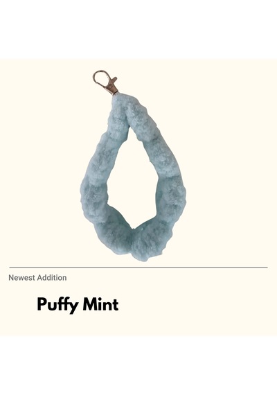 Puffy Mint Telefon Askısı