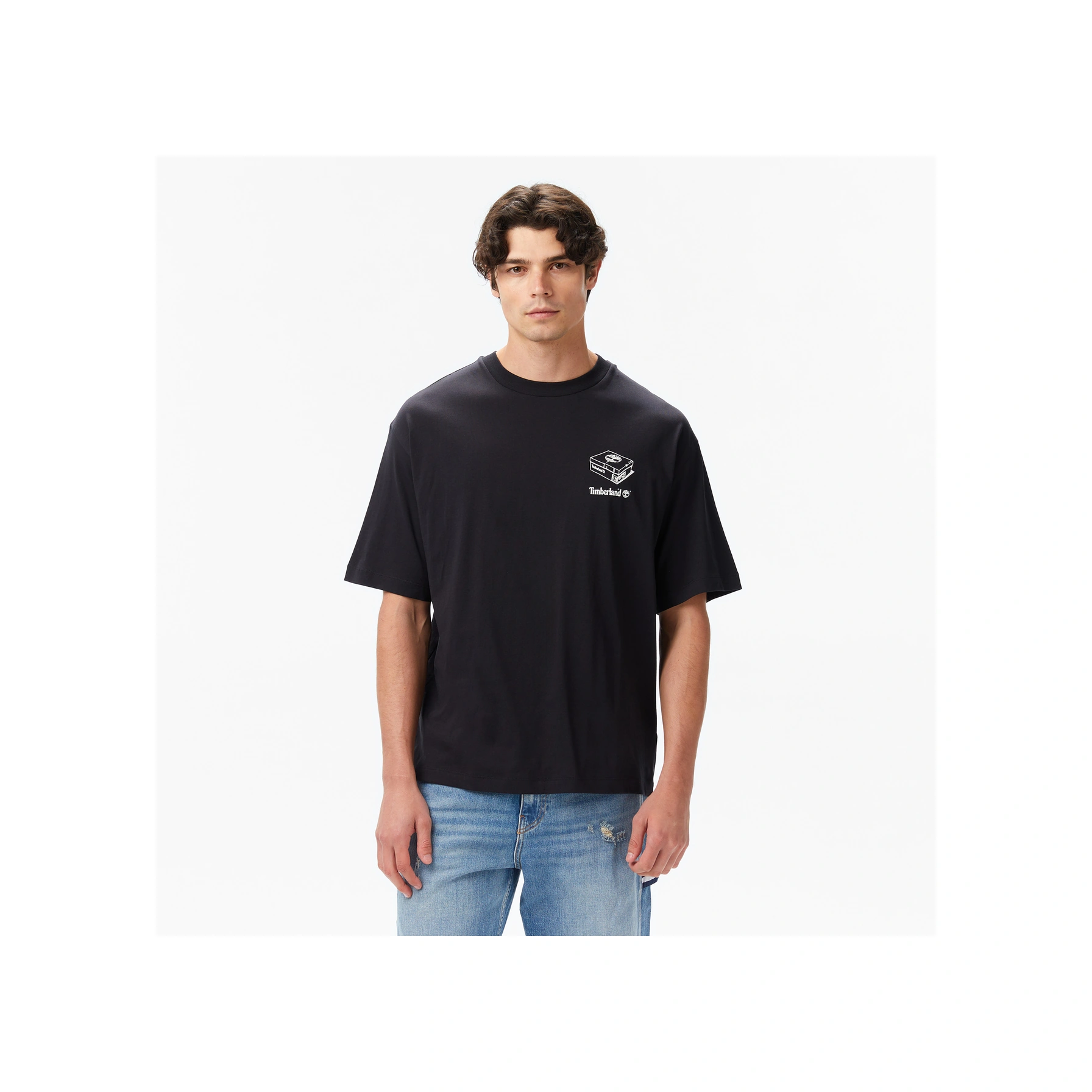 Timberland 'my Boots'' Short Sleeve Erkek Siyah T-shirt Tb0a6ky30011 SIYAH