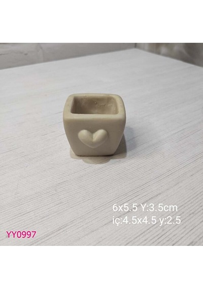 Yy0997 Kalpli Mini Saksı Silikon Kalıp