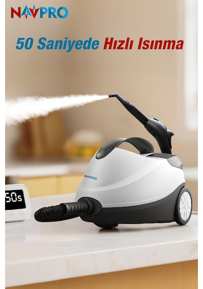 Navpro Çok Fonksiyonlu Buharlı Temizlik Makinası - Buharlı Temizleyici