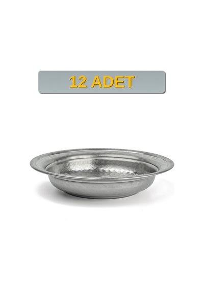 Binbir Trend 15 Cm Yanaklı Krom Çelik Cacık Ve Çorba Kasesi 270 Ml Lokanta, Restoran Ve Ev Tipi Kase -kase1511 12 Adet