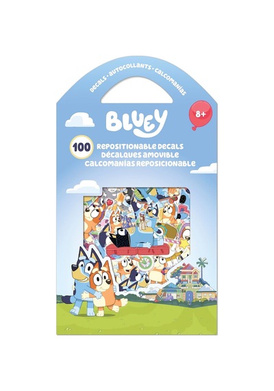 Bluey Decal Variety Pack 100'lü Paket Çıkartma Çeşitlilik Paketi