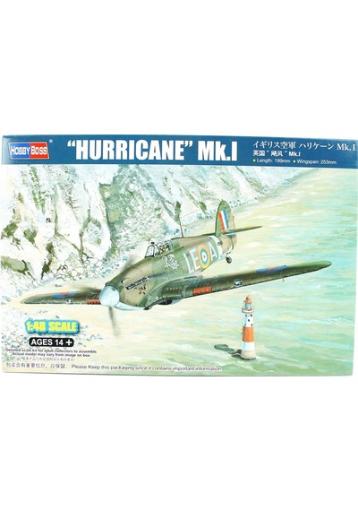 Hobbyboss 81777 1/48 Ölçek, Hawker Hurricane Mk.ı, Savaş Uçağı, Plastik Model Kiti-55799