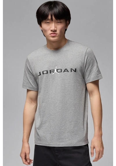 Nike Jordan Air Tee Ss Crew Gray Erkek Günlük Pamuklu Tişört Gri Gri