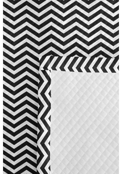 Siyah Geometrik Zigzag Genç Odası Tek Kişilik Pike Takımı - Modern 160x220 Cm Kapitone Yatak Örtüsü Dokulu Başak Gölgeliği Siyah Geometrik Zigzag Genç Odası Tek Kişilik Pike Takımı - Modern 160x220 Cm Kapitone Yatak Örtüsü Dokulu Başak Gölgeliği