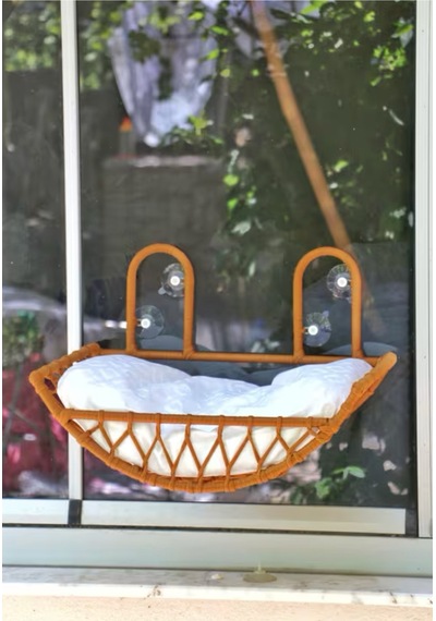 Kedi Pencere Yatağı + Şık Minder Seti
