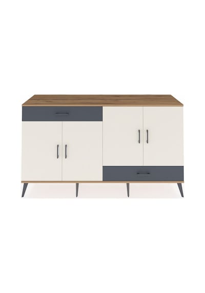Hyperion Konsol 5 Raflı 2 Çekmeceli 4 Kapaklı 176x44x99 Çam-aytaş Çam-aytaşı/antrasit Hyperion Konsol 5 Raflı 2 Çekmeceli 4 Kapaklı 176x44x99 Çam-aytaş Çam-aytaşı/antrasit