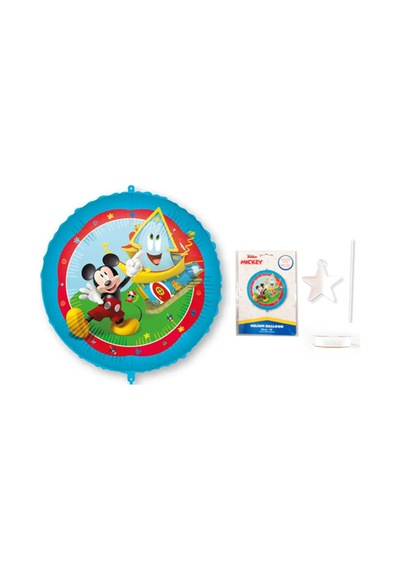 18" Folyo Balon Mickey Rock The House Yuvarlak 46 Cm Çok Renkli