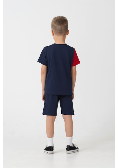 U.s. Polo Assn. 2407 %100 Pamuk Cepli Erkek Çocuk Şort Pijama Takım Lacivert