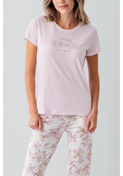 Arnetta 3622-b Bayan Battal Pijama Takım Toz Pembe