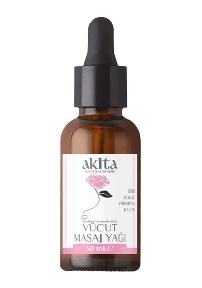 Doğal Mini Vücut Ve Masaj Yağı Gül 50ml