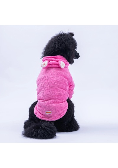 Pawstar Pembe Lucca Teddy Büyük Irk Hoodie 7xl
