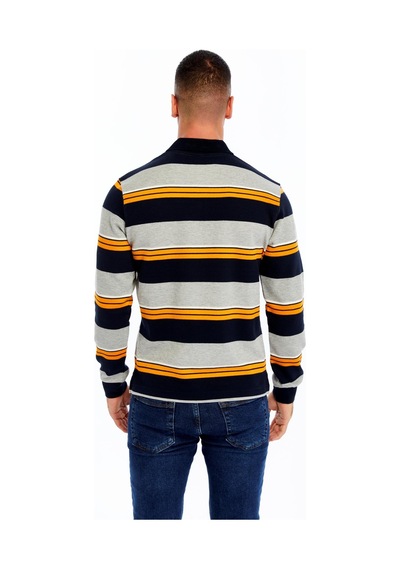 Ar-ma Erkek Ribanalı Regular Fit Çizgili %95 Pamuk %5 Elastane Ringel Pike Kumaş Polo Yaka Düğmeli Sweatshirt K30554953102 Gri-g10 Gri Ar-ma Erkek Ribanalı Regular Fit Çizgili %95 Pamuk %5 Elastane Ringel Pike Kumaş Polo Yaka Düğmeli Sweatshirt K30554953102 Gri-g10 Gri