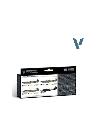 Vallejo 71144 8x18 Ml. Raf Colors Special Battle Of Britain Model Air Serisi Model Boyası Seti Renkli