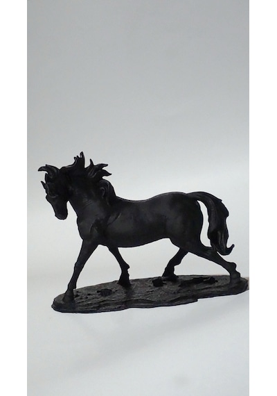 Koşan At Modeli - Dekoratif 3d Maket Hediyelik 15cm 12288964