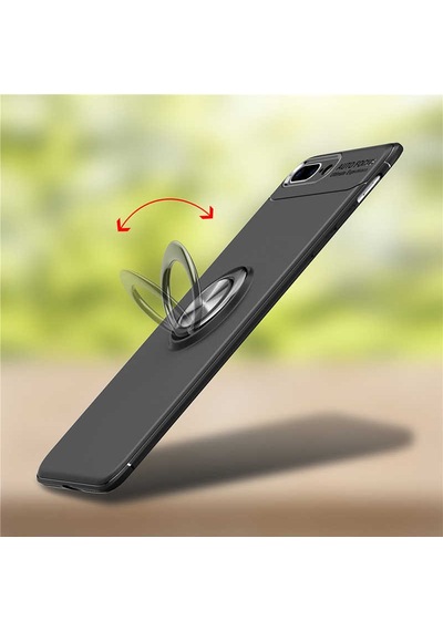 Apple Uyumlu iPhone 8 Plus Kılıf Zore Ravel Silikon Kapak Kırmızı