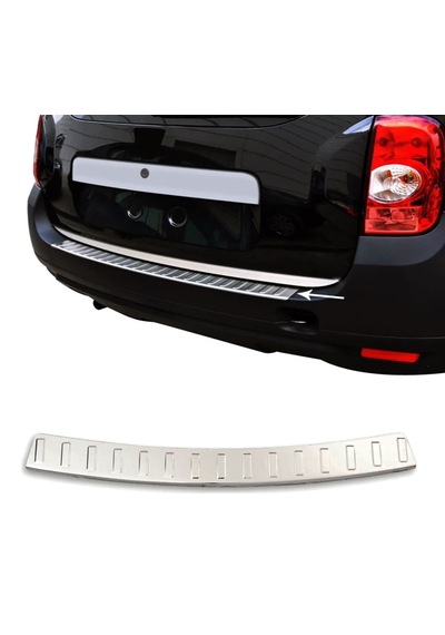Dacia Duster 2010-2017 Arası Krom Arka Tampon Koruma P.çelik