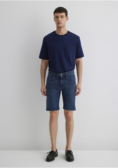 Mavi - Brian Premium Blue Koyu Vintage Mavi Jean Şort 0418489817 Koyu Mavi