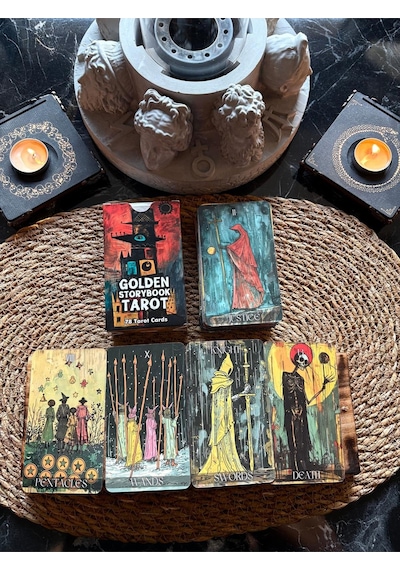 Golden Story Tarot Destesi 78 Kart - Arındırma Kesesi Hediyeli