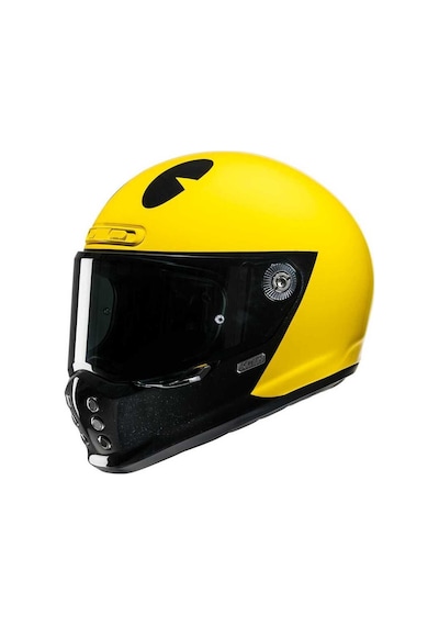 Hjc V10 Pac-Man Bandai Namco MC3 Kapalı Kask Sarı - Siyah