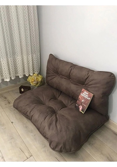 Bahçe Ve Palet Yer Minderi Kahverengi