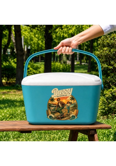 20 Lt Buzzy Retro Buzluk Termos 1179 Cooler Box -397 Turkuaz