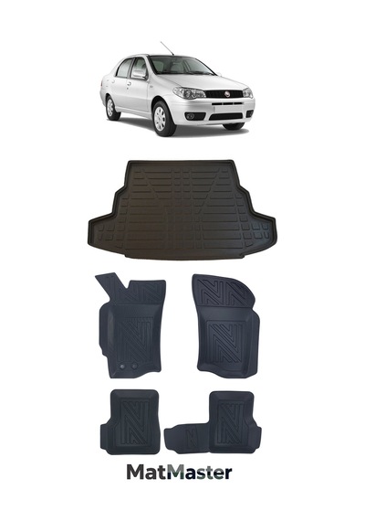 Fiat Albea 2006 Model 5d Premium Ekstra Havuzlu Paspas Ve Bagaj Havuzu Set