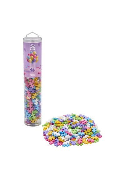 Plus Plus Pastel Mix, 240 Parça, Tüp İnşa Ve Yapı Seti Oyuncağı