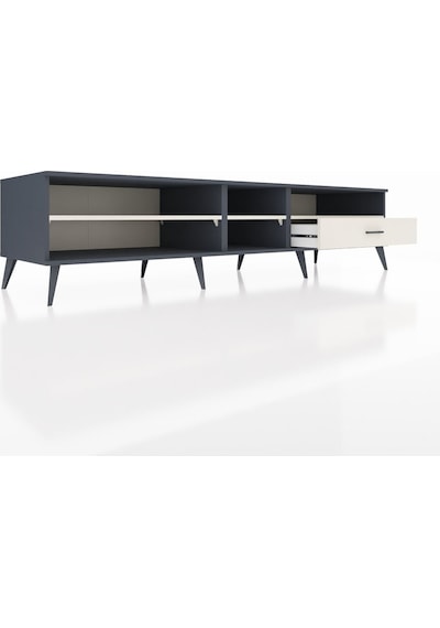 Kronos Tv Ünitesi 3 Raflı Tek Çekmeceli 220x59x51 Antrasit-aytaşı Aytası/aytası - Antrasıt Kronos Tv Ünitesi 3 Raflı Tek Çekmeceli 220x59x51 Antrasit-aytaşı Aytası/aytası - Antrasıt