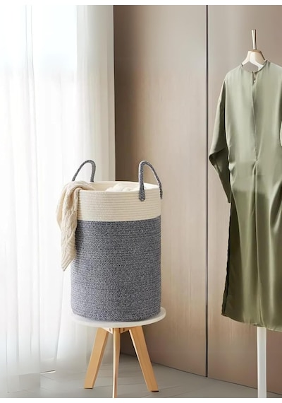 Tr Naturaweave Jüt Hasır Kirli Sepeti Banyo Sepeti Giyisi Havlu Battaniye Dergi Oyuncak Düzenleyici Saksı Sepet Orga Diğer