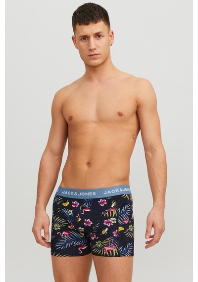 Jack & Jones Jack &Amp Jones Jacflower Bırd Trunks 3 P Mavi Erkek Boxer 000000000101561496