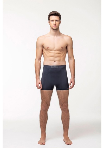 6 Adet Füme Renk Dikişsiz Boxer Füme
