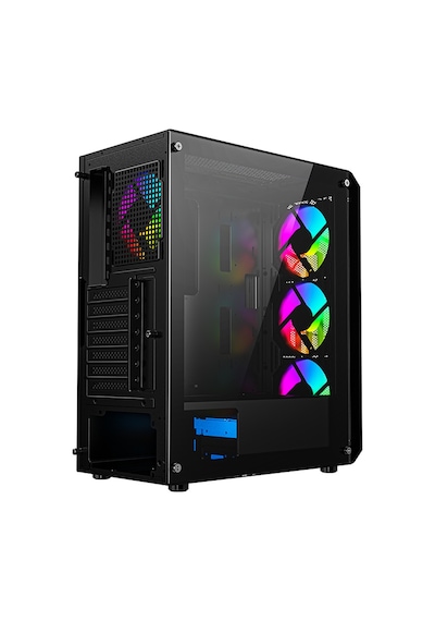 Zoko Chiko 4x12 CM ARGB Fan Mesh Panel Temper Camlı Gaming Kasa