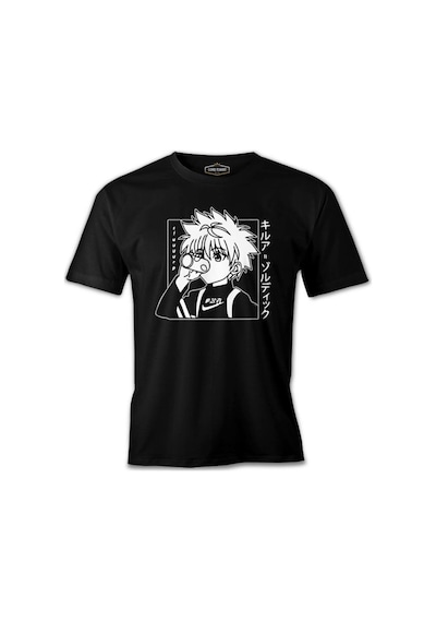 Hunter X Hunter - Killua Zoldyck Siyah Erkek Tshirt