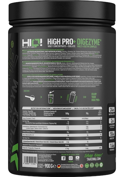 Hıq High Pro+ 900gr Bıscuıts Flavored