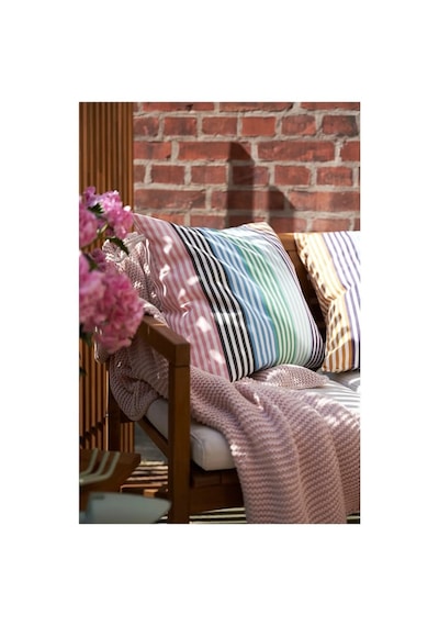 Ikea Gullbergsö Çok Renkli-çizgili 50x50 Cm Kırlent Kılıfı Çok Renkli-çizgili