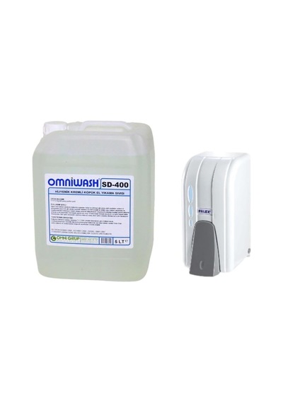 Sd-400 5000 Ml Köpük El Sabunu Ve 500 Cc Dispenser Seti Beyaz Diğer