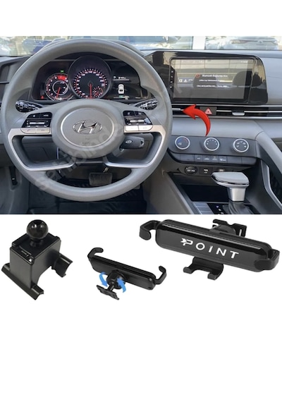 Point Hyundai Elantra Araca Özel Telefon Tutacağı 2021 Sonrası