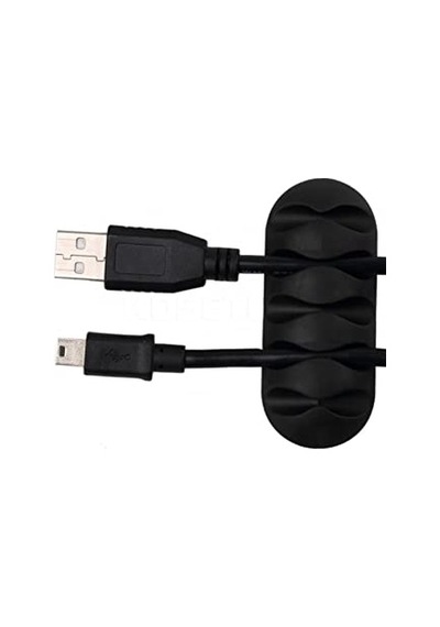 3 Adet 5 Kanallı Kablo Tutucu Kablo Toparlayıcı