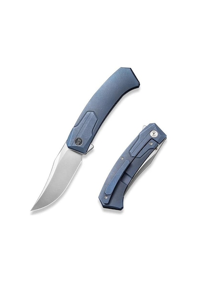 We Knife Shuddan Titanium Blue Kamp Çakı Mavi