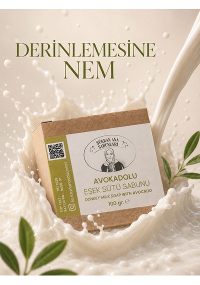 Avokadolu Eşek Sütü Sabunu 100 Gr