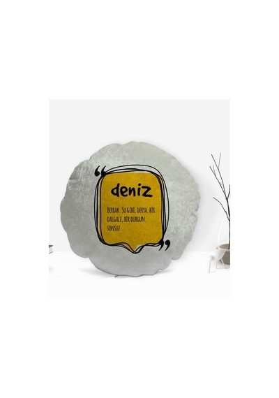 Kişiye Özel Isimli Anlamlı Dekoratif Kırlent Yastık-3