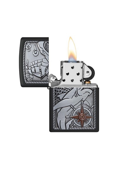 Zippo Çakmak 48120 Shark Ship Emblem